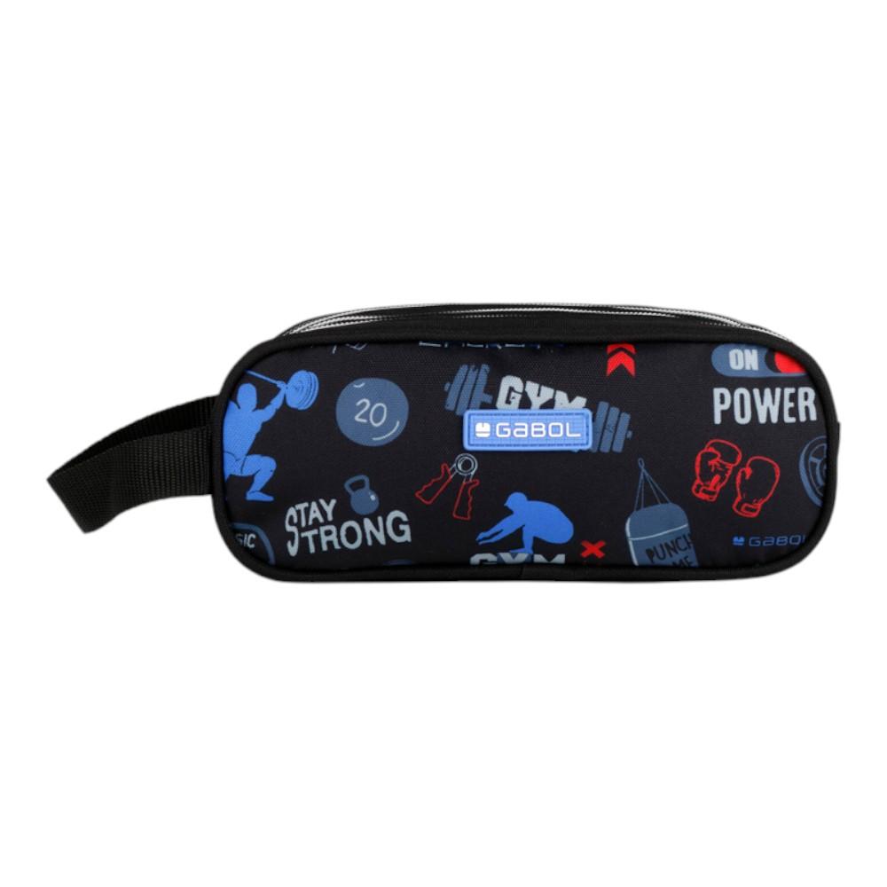 Estuche Triple Gabol Training Negro