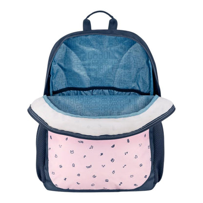 Mochila Escolar Gabol Icon Rosa Adaptable a Carro 2 Compartimentos