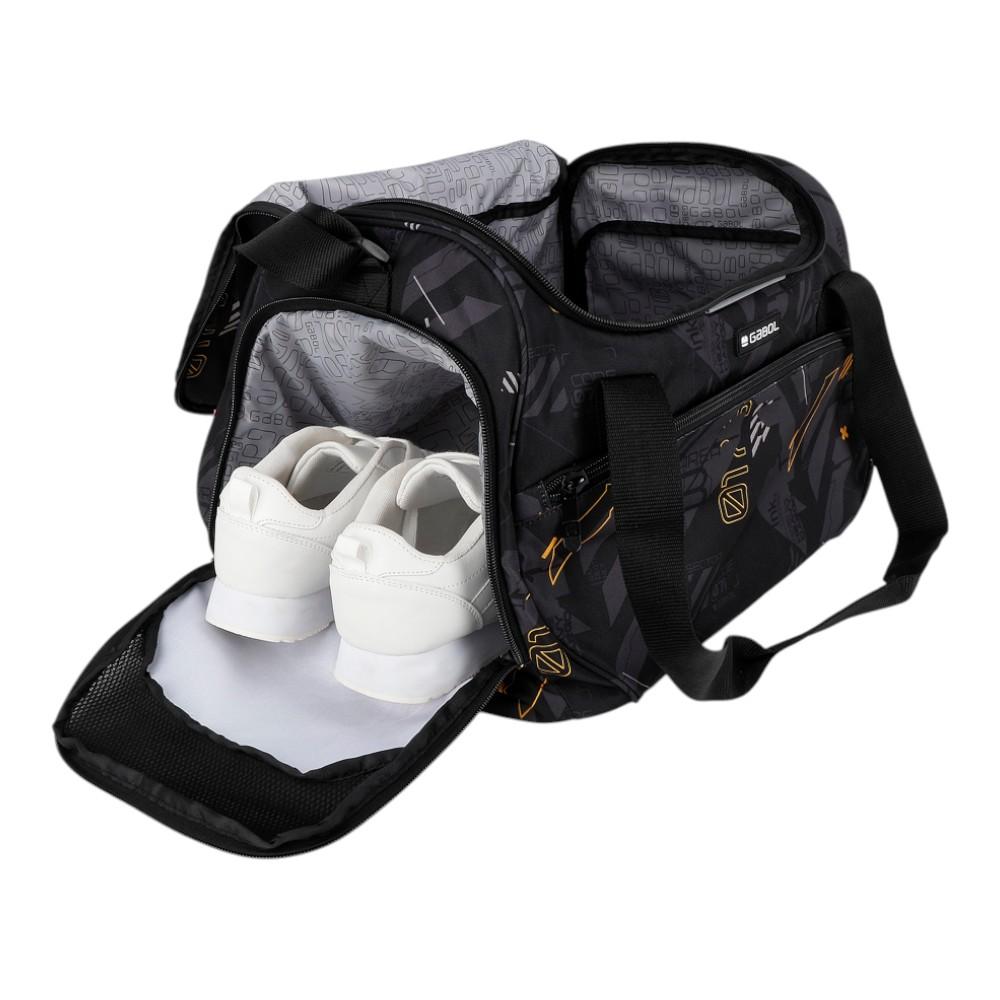 Bolsa de Deporte Gabol Byte Negra | Con Zapatillero