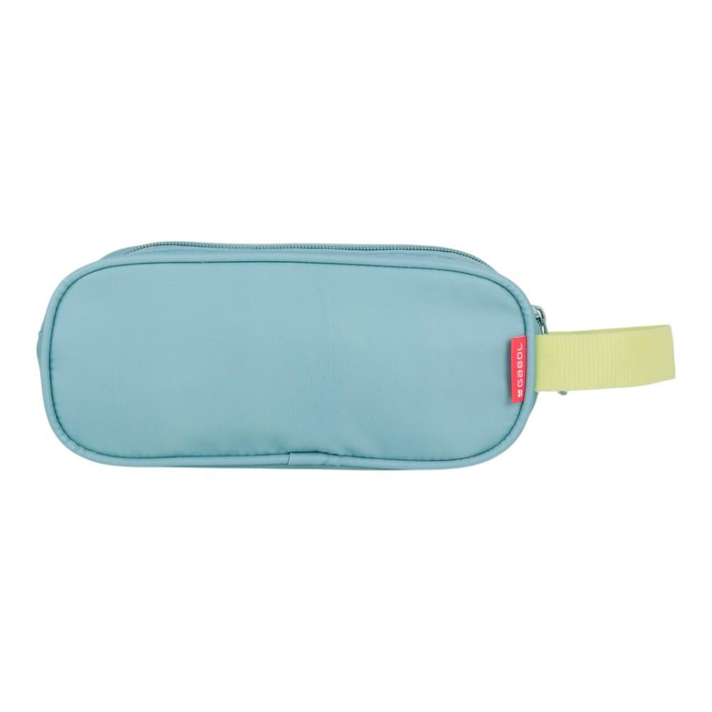 Estuche Triple Gabol WHISPER Verde Agua | Tres Compartimentos, Todo en su Sitio