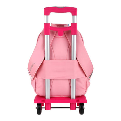 Mochila Escolar Gabol Glam Rosa Palo con Glitter para Niña 1º y 2º Primaria