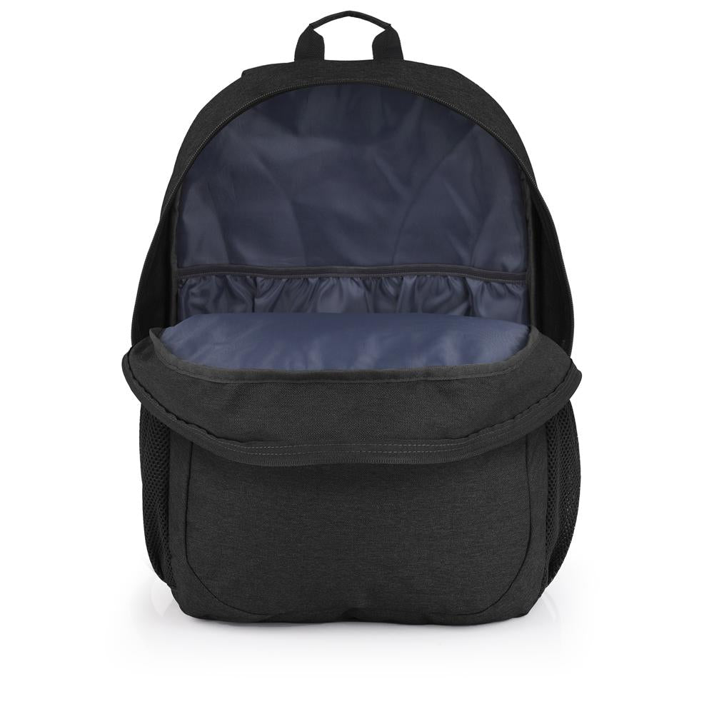 Mochila Gabol Wolf Negra Adaptable a Carro para Trabajo e Instituto