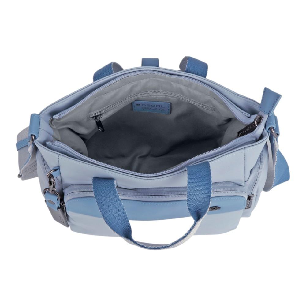 Bolso de Mano y Bandolera Gabol Vega Azul Resistente al Agua