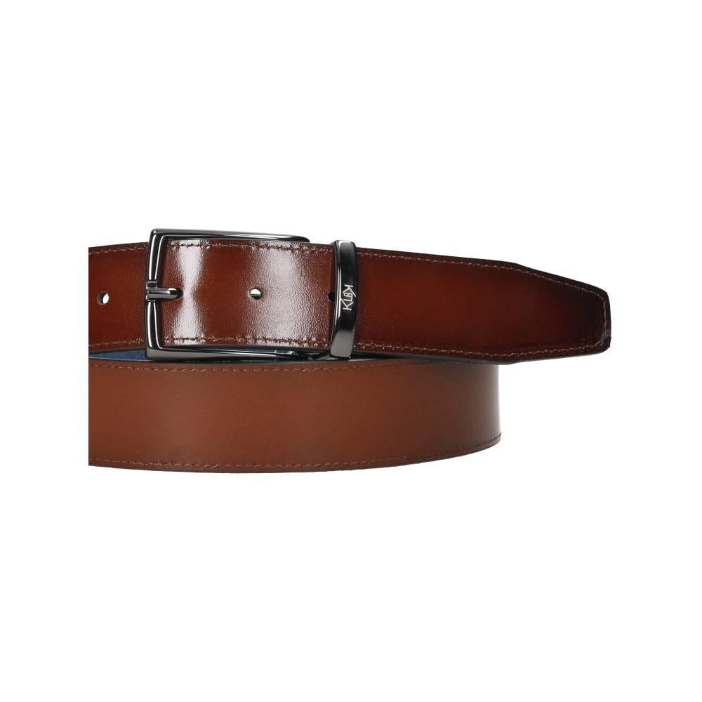 Cinturón De Piel Reversible Klok