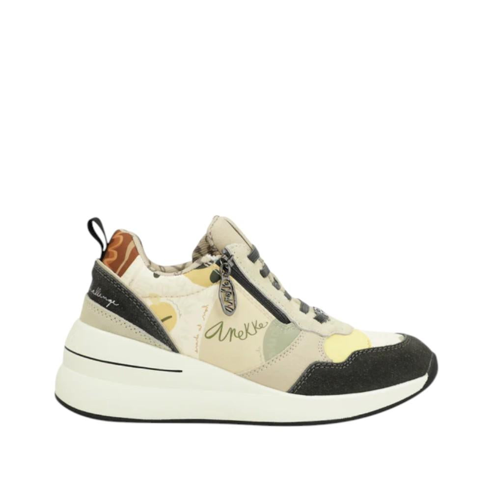 Deportivas Multicolor Con Cuña Anekke