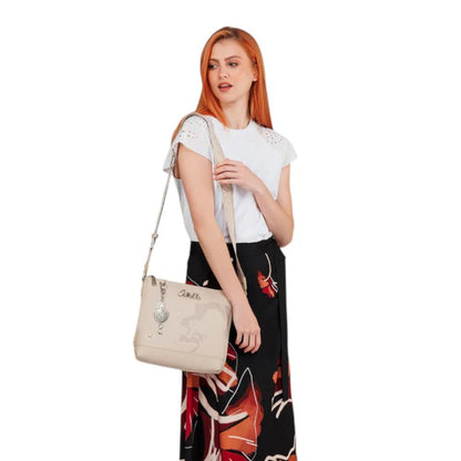 Bandolera con bolsillo frontal Alma Anekke
