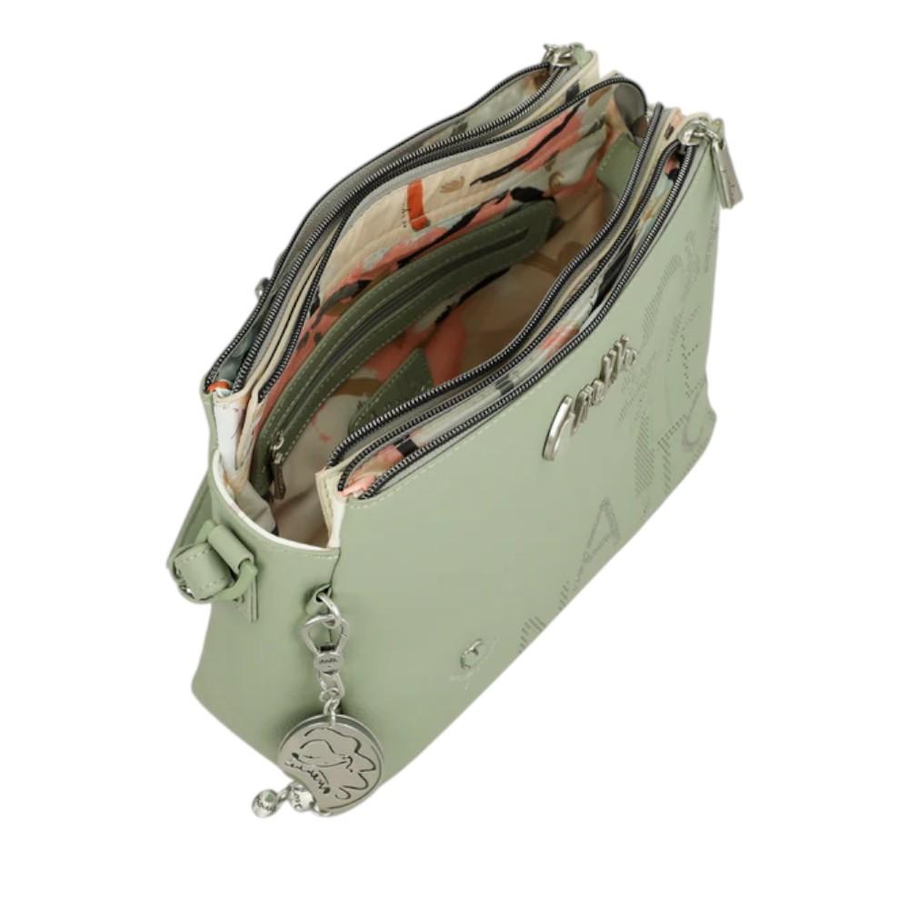Bandolera con bolsillo frontal Alma Anekke
