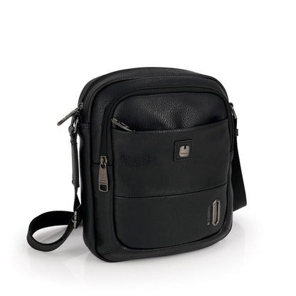 Bolso Bandolera Hombre Gabol Snap Negro - Capacidad 4L