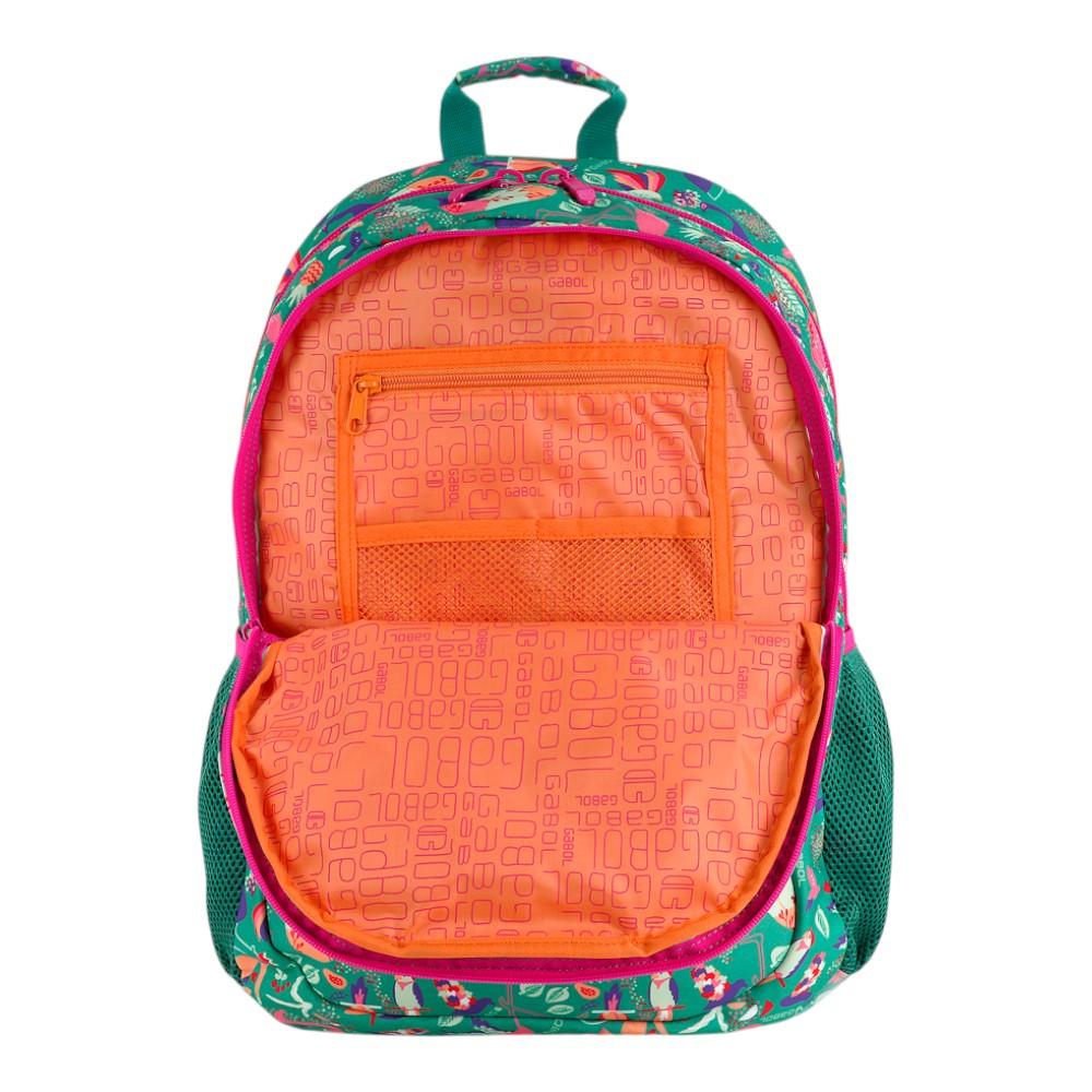 Mochila Escolar Gabol Vida Adaptable a Carro 2 Compartimentos