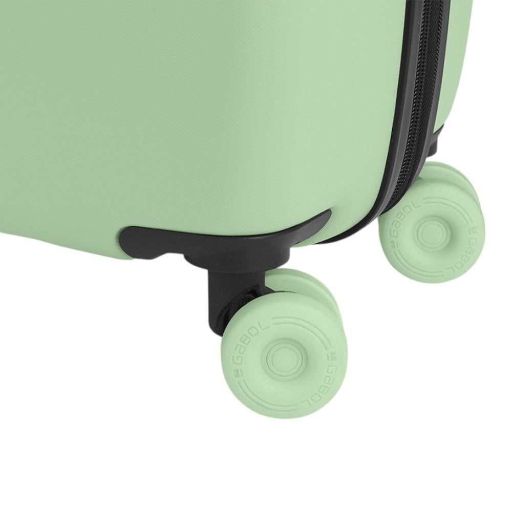 Maleta Grande Gabol Pacific Verde Menta Expandible con TSA y 4 Ruedas Dobles