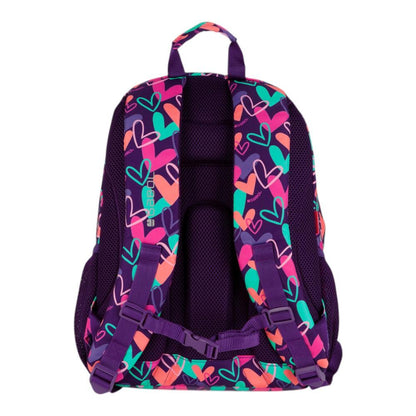 Mochila Escolar Gabol Kokoro Corazones 3 Compartimentos