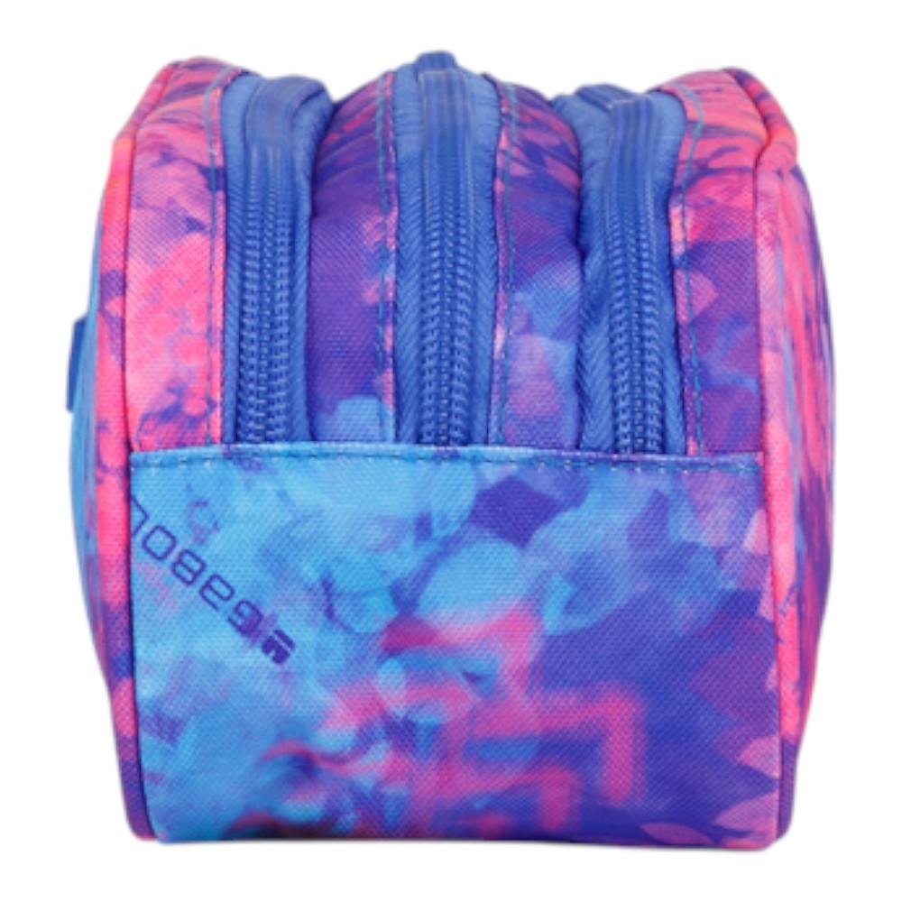 Estuche Triple Gabol SUNSET Fucsia | Tres Compartimentos para Llevarlo Todo