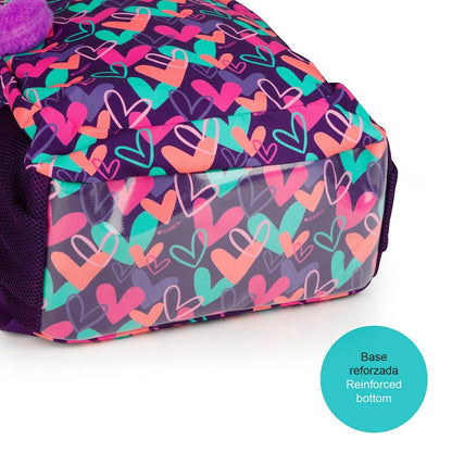 Mochila Escolar Gabol Kokoro Fucsia para Niña 1º y 2º Primaria