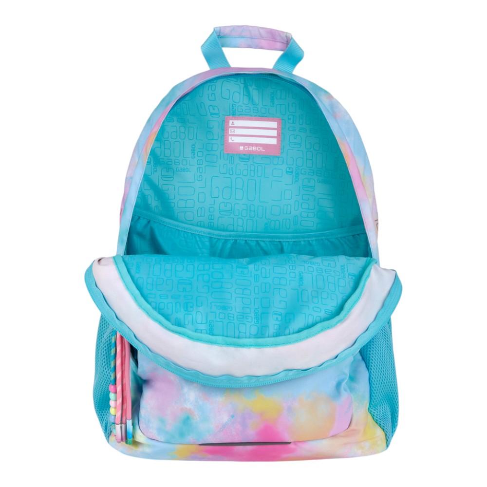 Mochila Escolar Gabol Mystic Multicolor 3 Compartimentos