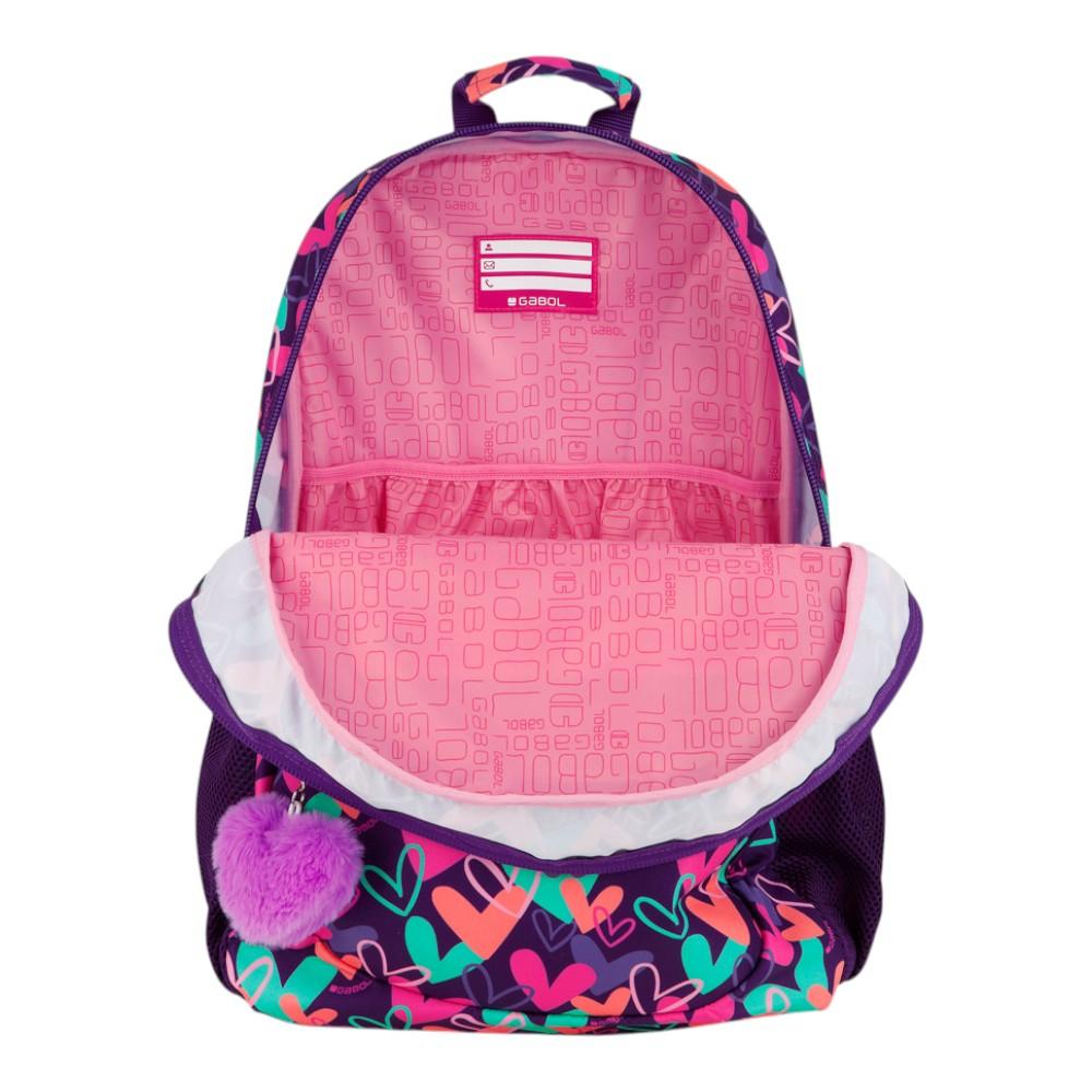 Mochila Escolar Gabol Kokoro Adaptable a Carro 2 Compartimentos