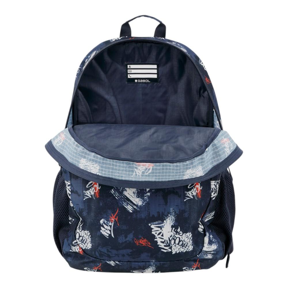 Mochila Escolar Gabol Dash Adaptable a Carro 2 Compartimentos
