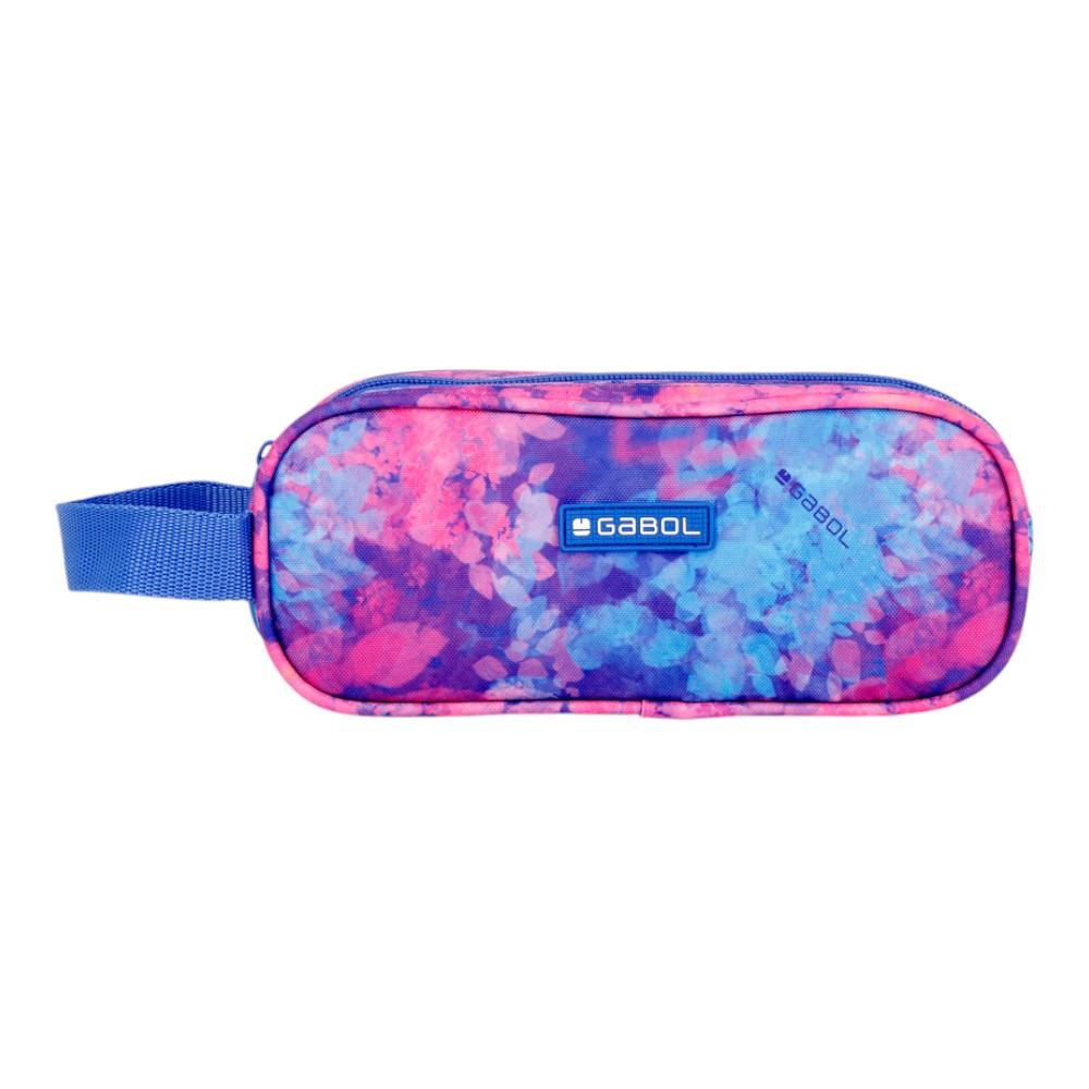 Estuche Triple Gabol SUNSET Fucsia | Tres Compartimentos para Llevarlo Todo
