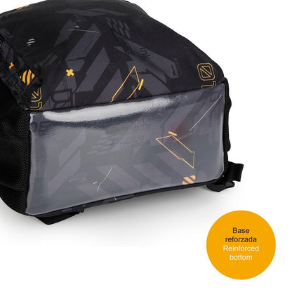 Mochila Escolar Gabol Byte Negra para 1º y 2º de Primaria
