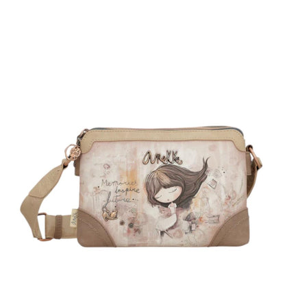 Bandolera Doble Compartimento Memories Anekke