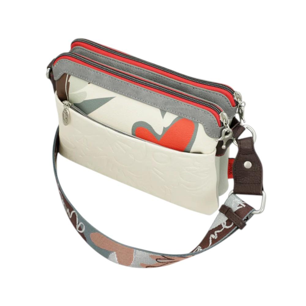 Bandolera doble compartimento Alma Anekke