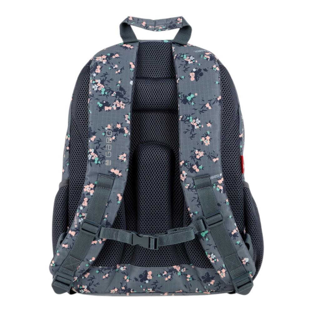 Mochila Escolar Gabol Secret Flores 3 Compartimentos