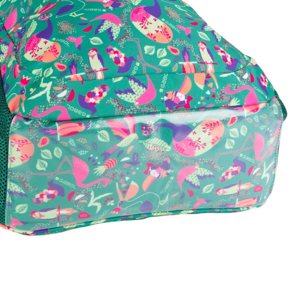 Mochila Escolar Gabol Vida Adaptable a Carro 2 Compartimentos