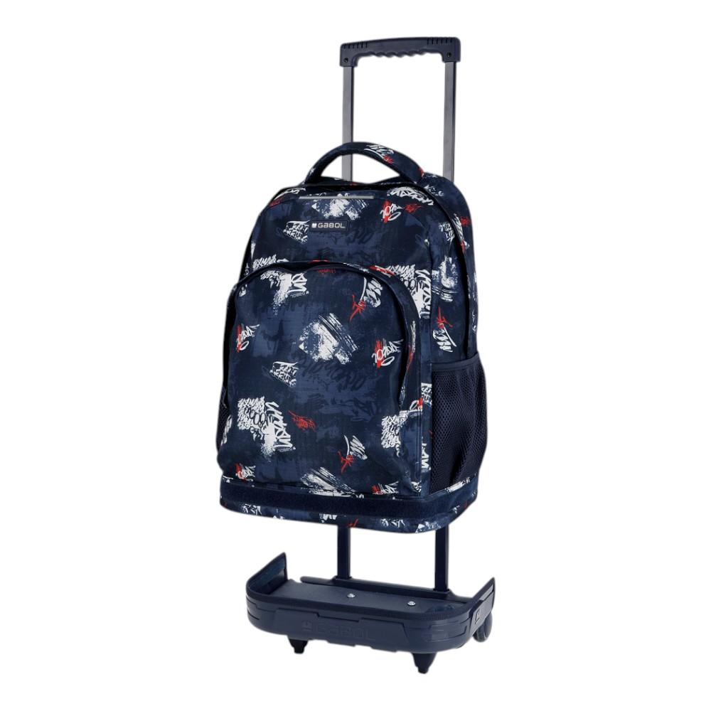 Mochila Escolar con Carro Desmontable Gabol Dash