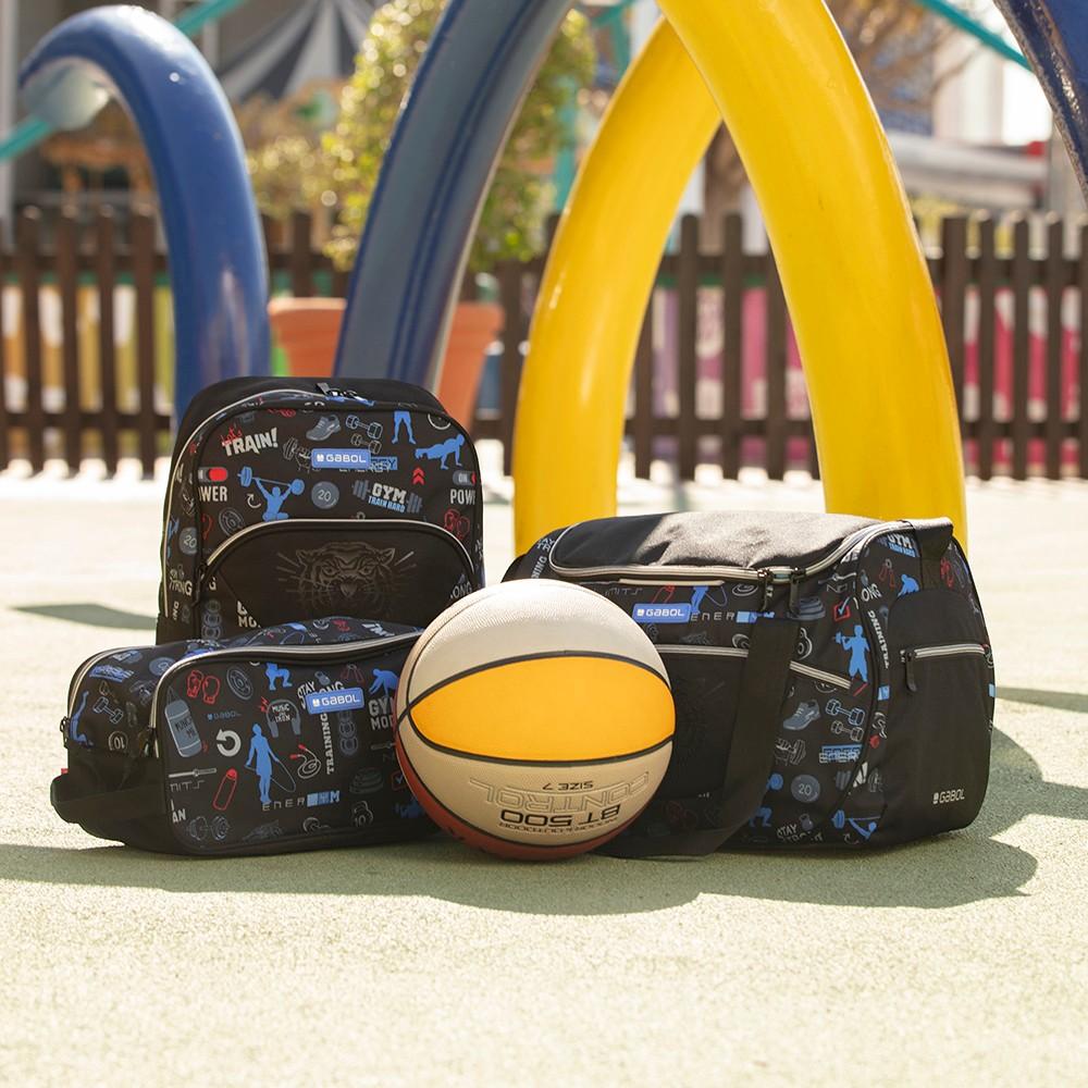 Bolsa de Deporte Gabol Training Negra | Con Zapatillero