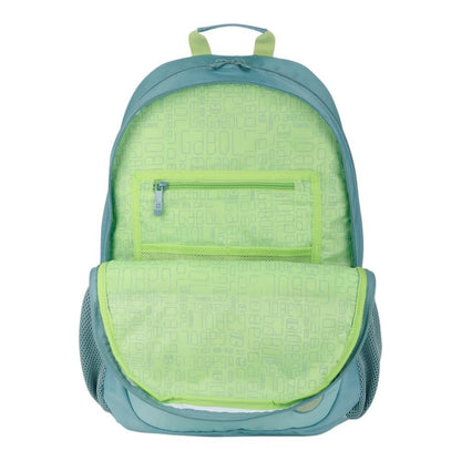 Mochila Escolar Gabol Whisper Verde Agua Adaptable a Carro