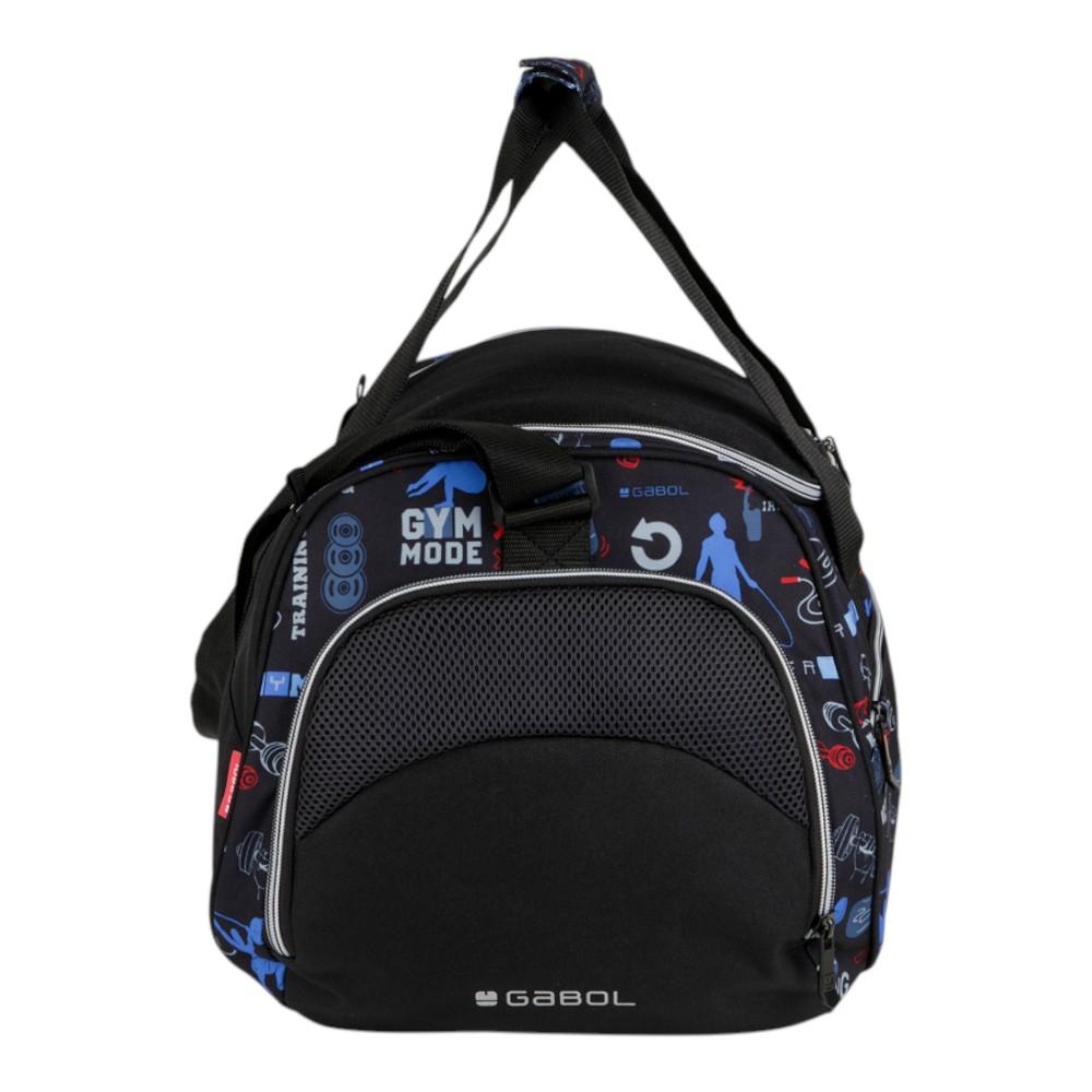Bolsa de Deporte Gabol Training Negra | Con Zapatillero