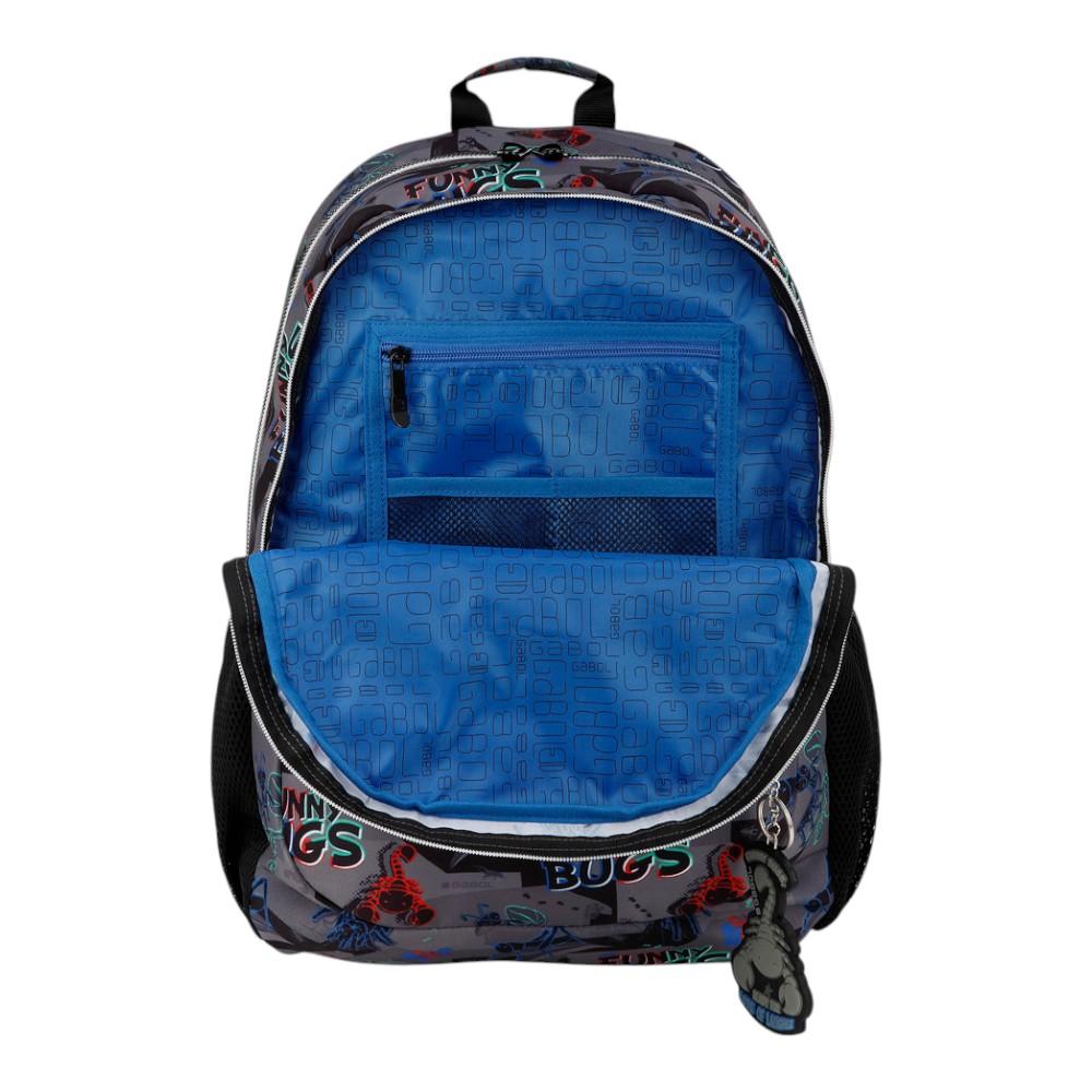 Mochila Escolar Gabol Bugs Adaptable a Carro 2 Compartimentos