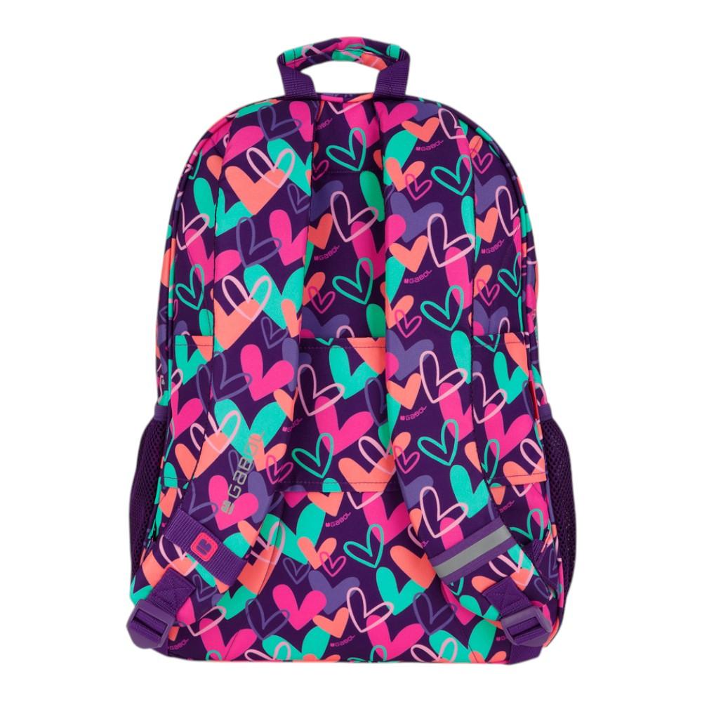 Mochila Escolar Gabol Kokoro Adaptable a Carro 2 Compartimentos