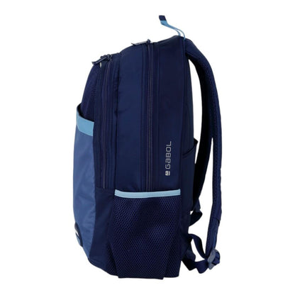 Mochila Escolar Gabol Whisper Azul Marino Adaptable a Carro
