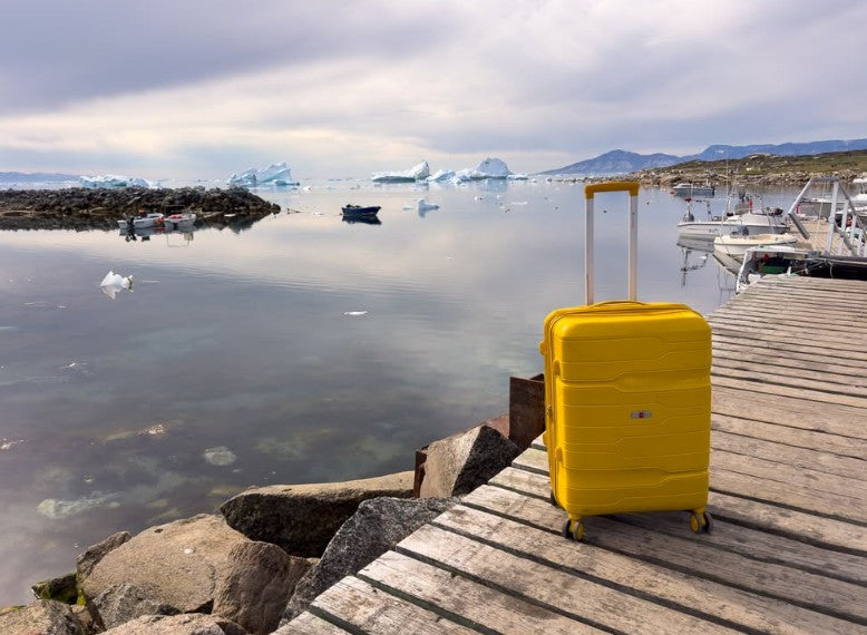 Maleta mediana con fondo Glaciar