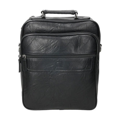 Vista frontal del bolso Matties Nappa mostrando sus bolsillos con cremallera y su diseño pensado para organizar toda la documentación y accesorios.