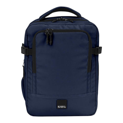 Mochila Luisipo Gabol Vancouver azul marino expandible con compartimento para portátil de 15,6 pulgadas
