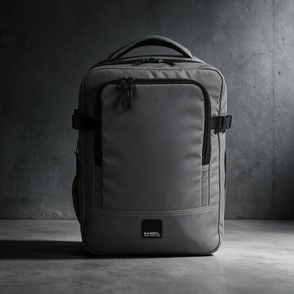 Mochila de viaje Luisipo Gabol Vancouver gris, expandible, con compartimento para portátil y diseño resistente.