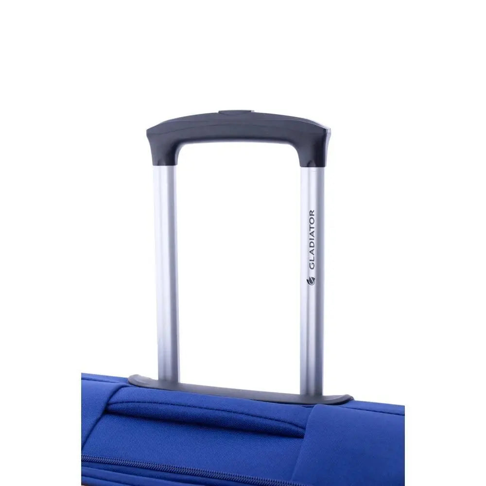 Detalle del resistente tirador telescópico de aluminio multiposición.